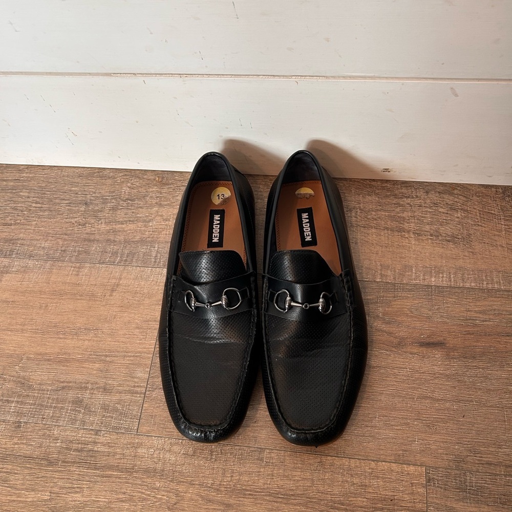 Madden Men’s black loafers size 13​